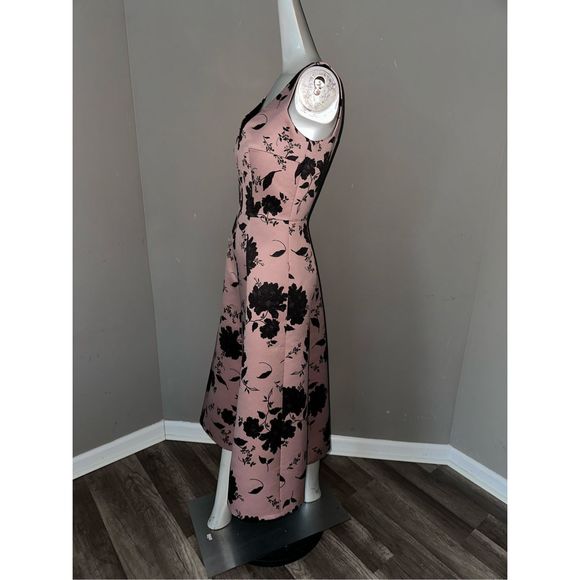 Emilia Wickstead Petrova Floral V-Neck Midi-Dress US 8 $1920 - Picture 8 of 13